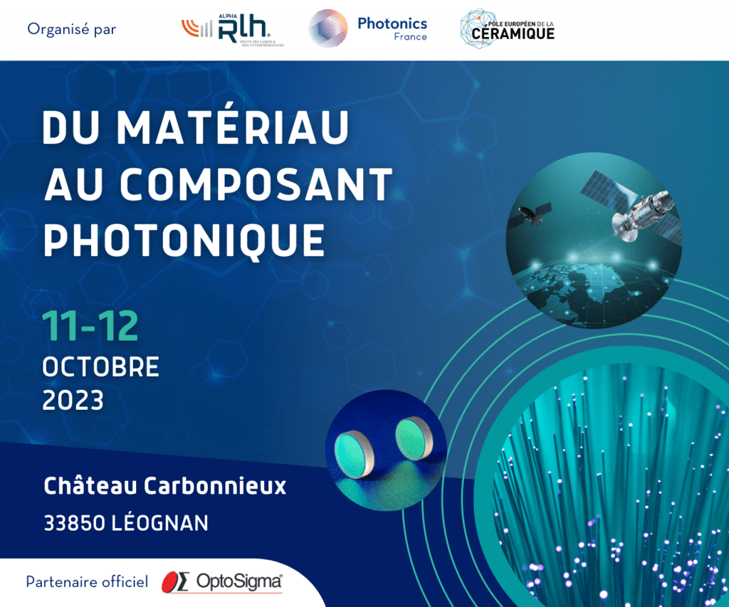 du matériaux au composant photonique - octobre 2023 - Léogan